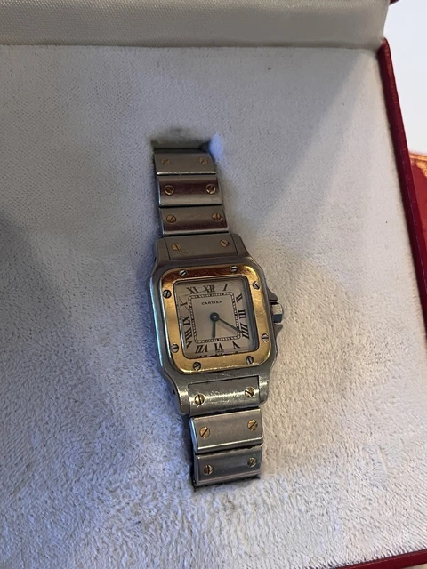 Montre Santos Cartier pour femme des années 1990 1057930 02462