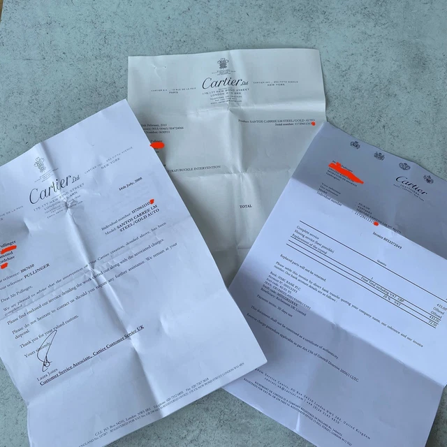 Montre Cartier Santos Carrée bimétallique 1172961, date automatique, 1996 - Ensemble complet