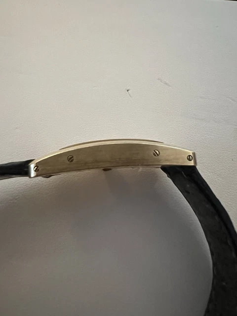 Montre Cartier Tank Américaine, petite, 2000, or jaune massif 18 carats, réf. 1710, boîte et papiers, W2601556