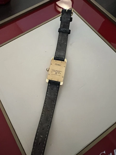 Montre Cartier Tank Américaine, petite, 2000, or jaune massif 18 carats, réf. 1710, boîte et papiers, W2601556