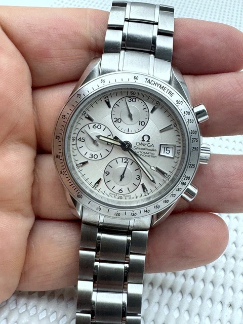 Omega Speedmaster 40 mm Chronographe Automatique 2007 1164 Cadran d'origine Réf. 3211.30