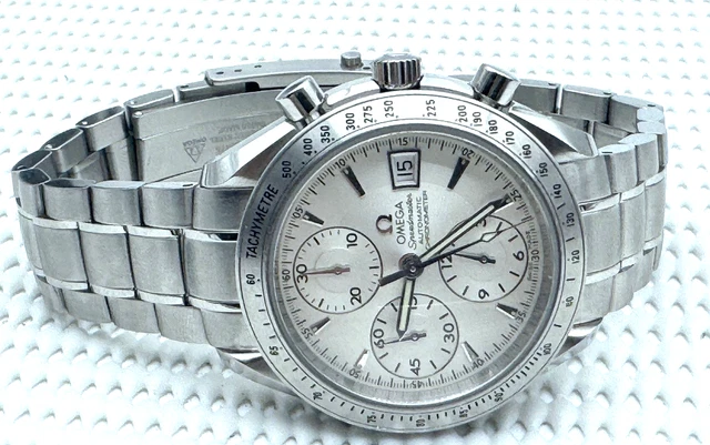 Omega Speedmaster 40 mm Chronographe Automatique 2007 1164 Cadran d'origine Réf. 3211.30