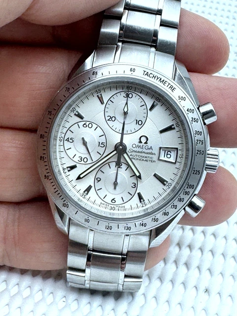 Omega Speedmaster 40 mm Chronographe Automatique 2007 1164 Cadran d'origine Réf. 3211.30