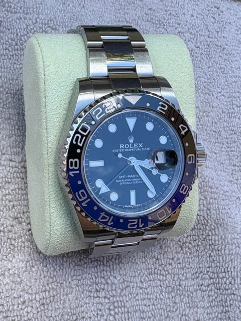 Rolex GMT-Master II "Batman" 2015-16 116710BLNR - Révisée en usine en 2025 PAS DE RSV !!