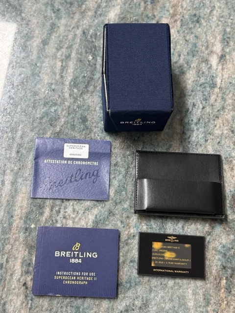 Breitling Superocean Heritage U13313 2018, coffret et papiers