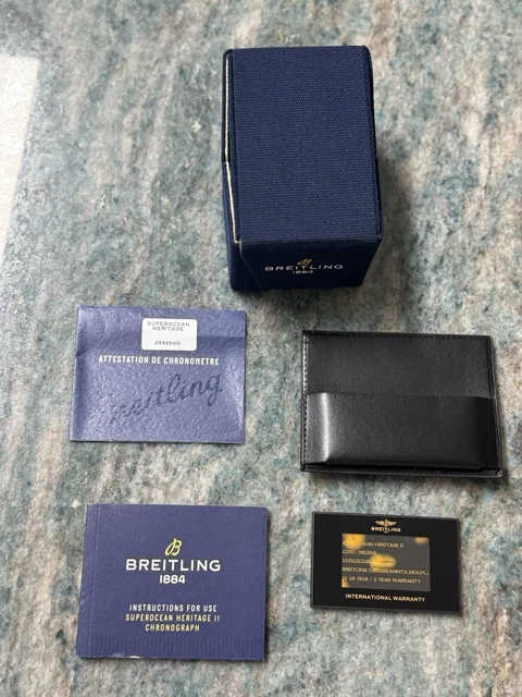Breitling Superocean Heritage U13313 2018, coffret et papiers