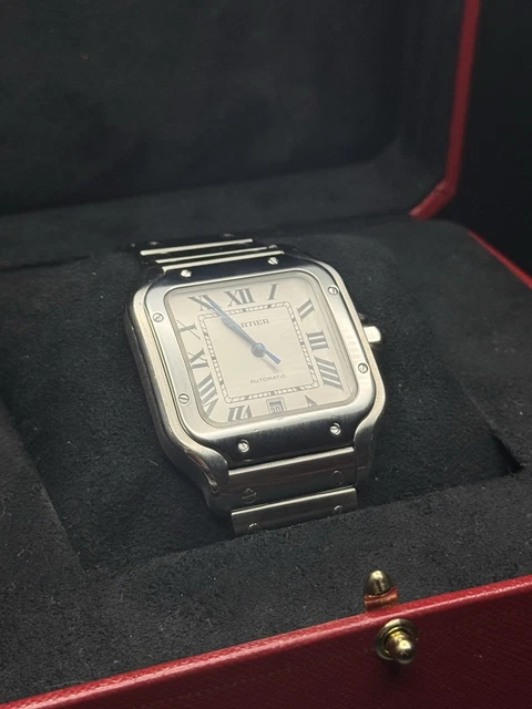 Montre Cartier Santos Grand Modèle WSSA0018 pour Homme en Acier Inoxydable 2023