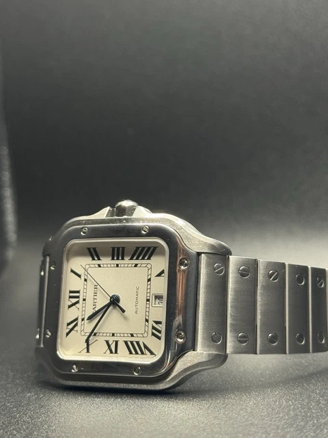 Montre Cartier Santos Grand Modèle WSSA0018 pour Homme en Acier Inoxydable 2023