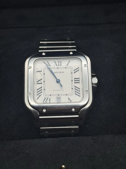 Montre Cartier Santos Grand Modèle WSSA0018 pour Homme en Acier Inoxydable 2023