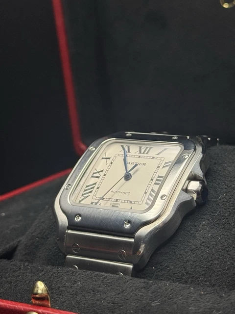 Montre Cartier Santos Grand Modèle WSSA0018 pour Homme en Acier Inoxydable 2023