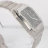 Cartier Santos 2025 Réf. WSSA0062 40 mm Cadran vert à chiffres romains Automatique Bracelet acier inoxydable et cuir