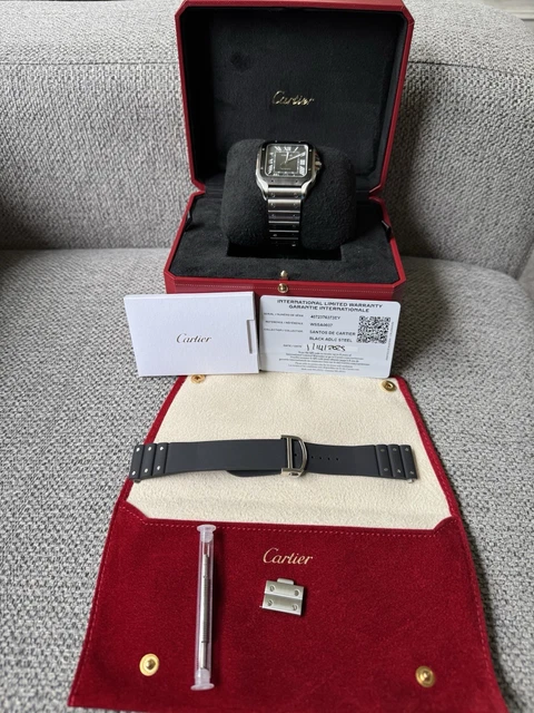 2025 Cartier Santos de Cartier WSSA0037 Noir ADLC Acier