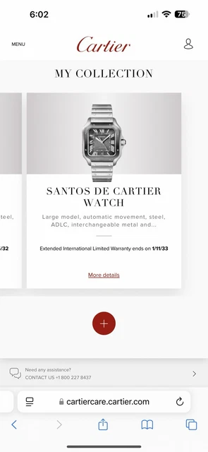 2025 Cartier Santos de Cartier WSSA0037 Noir ADLC Acier