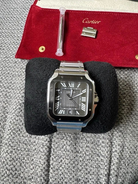 2025 Cartier Santos de Cartier WSSA0037 Noir ADLC Acier
