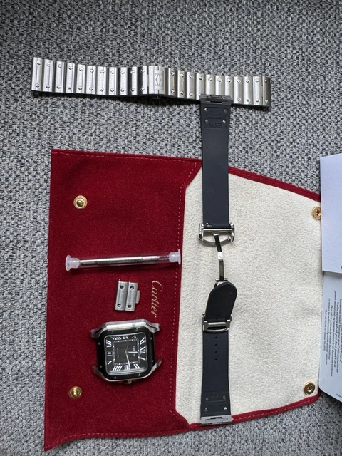 2025 Cartier Santos de Cartier WSSA0037 Noir ADLC Acier