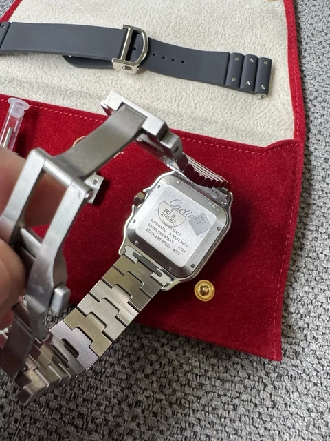 2025 Cartier Santos de Cartier WSSA0037 Noir ADLC Acier