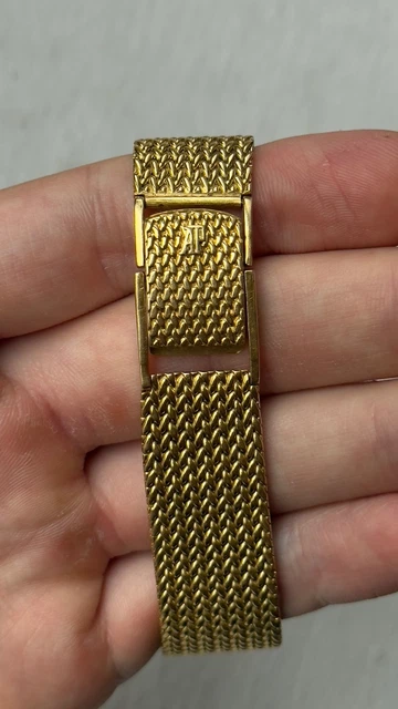 Montre Audemars Piguet vintage en or 18 carats, cadran octogonal 32 mm, automatique, référence B 45344