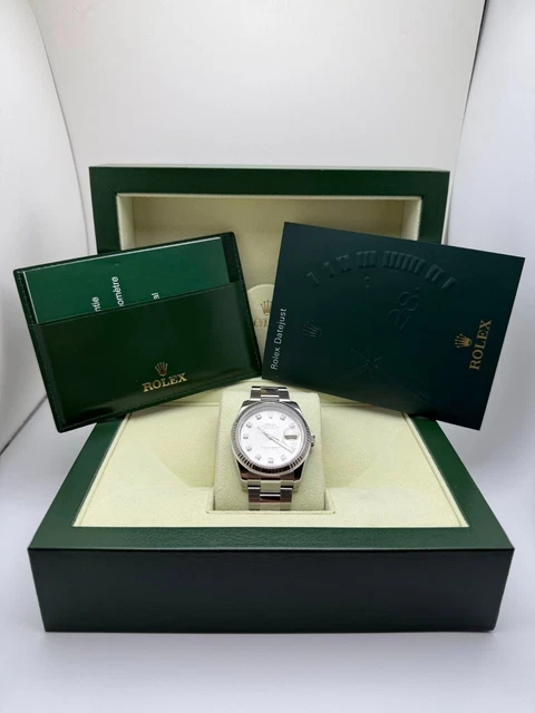 Authentic-Pre-Owned-Rolex-DateJust-36-Diamond-Dial-116234.webp Authentique Rolex DateJust 36 d'occasion avec cadran diamant 116234, excellent état