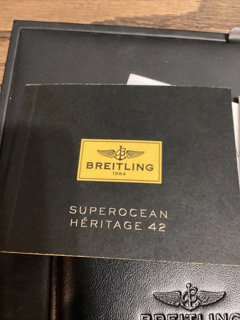 Montre Breitling Superocean Heritage 42 pour homme, A1732124/G717-154A, coffret