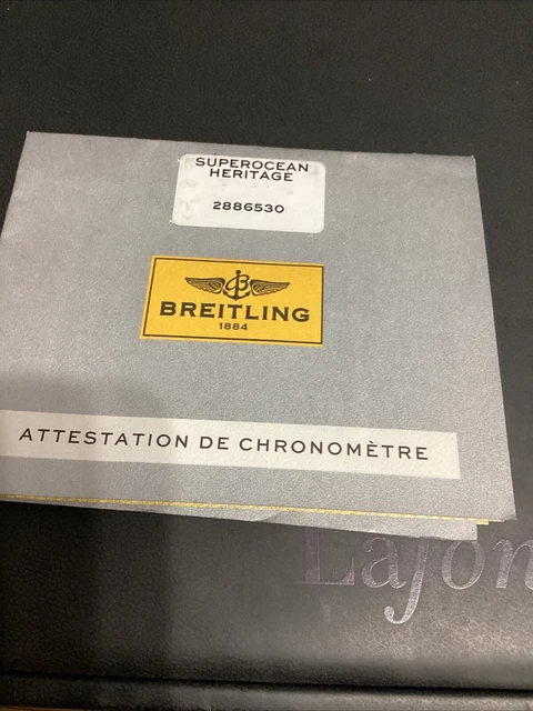 Montre Breitling Superocean Heritage 42 pour homme, A1732124/G717-154A, coffret