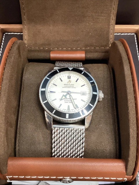 Montre Breitling Superocean Heritage 42 pour homme, A1732124/G717-154A, coffret