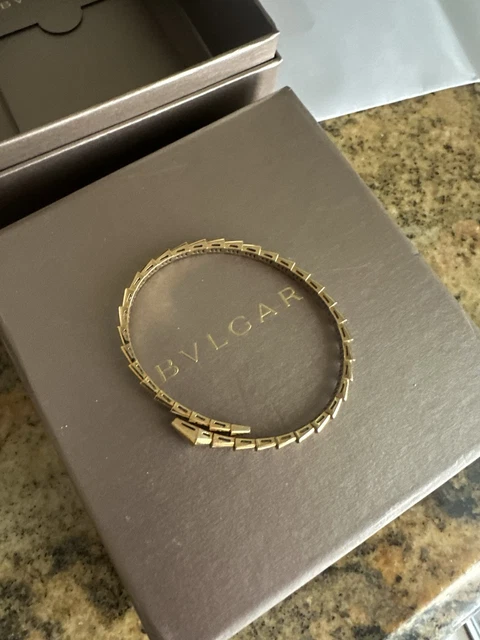 Bracelet Bvlgari Serpenti Viper en or jaune 18 carats, taille M