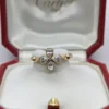 Bague Cartier en or tricolore 18 carats et diamants, taille 54 (UE) - 6,75 (US) - avec boîte