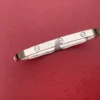 Bracelet Cartier Love en or blanc 18 carats (taille 15)
