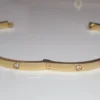 Bracelet Love Cartier en or rose 18 carats, 10 diamants, taille 17, petit modèle, 4 mm, boîte, Coa