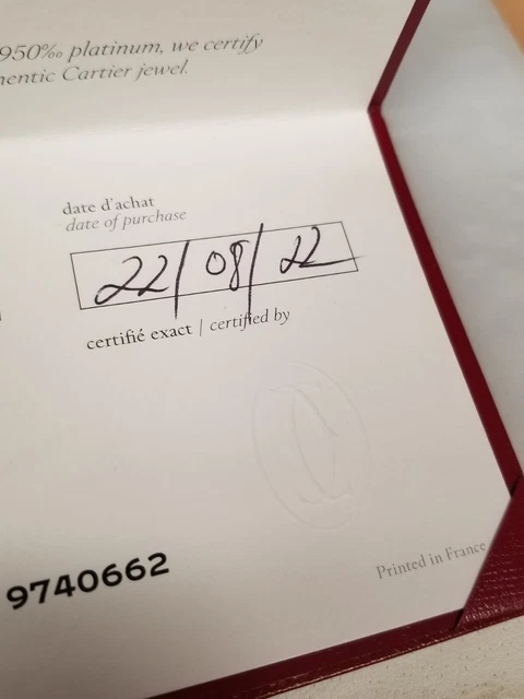 Bracelet jonc clou Cartier en or rose 750, petit modèle, 9,1 g