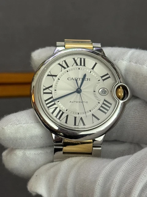 Montre Cartier Ballon Bleu Acier et Or 42 mm Réf. W2BB0022