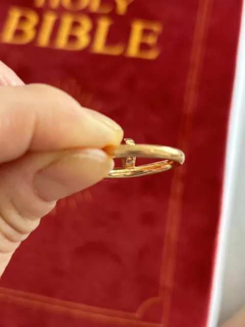 Cartier Juste Un Clou 18K Rose Gold Ring Size 52/ US 6