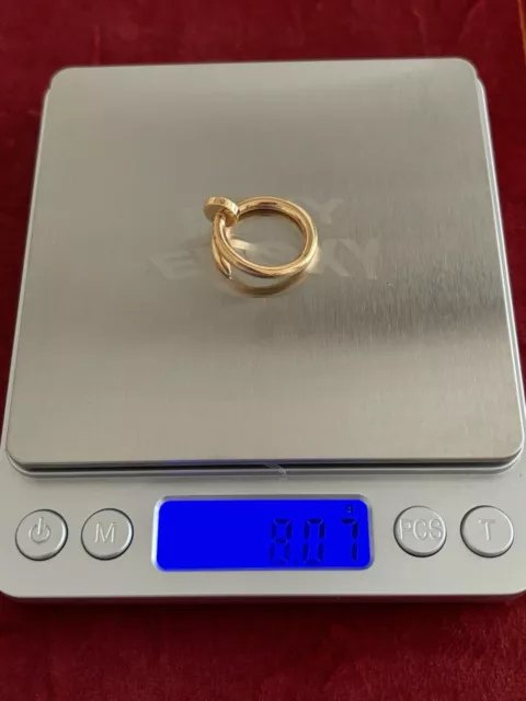 Cartier Juste Un Clou 18K Rose Gold Ring Size 52/ US 6