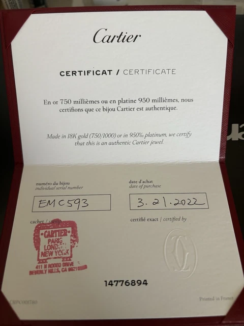 Cartier Juste Un Clou 18K Rose Gold Ring Size 52/ US 6