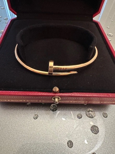 Bracelet Cartier Juste un Clou, modèle classique en or 18 carats, taille 20 ; avec certificat