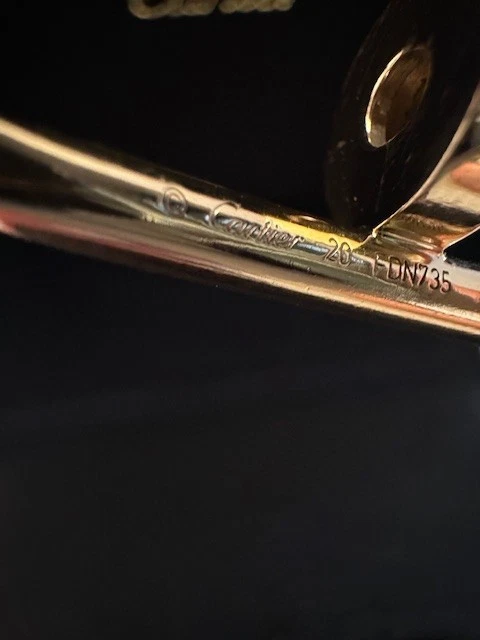 Bracelet Cartier Juste un Clou, modèle classique en or 18 carats, taille 20 ; avec certificat