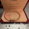 Bracelet Cartier Juste un Clou, modèle classique en or 18 carats, taille 20 ; avec certificat