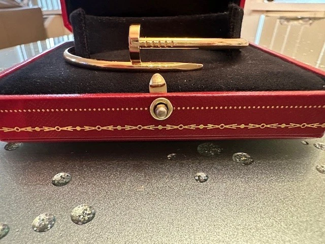 Bracelet Cartier Juste un Clou, modèle classique en or 18 carats, taille 20 ; avec certificat