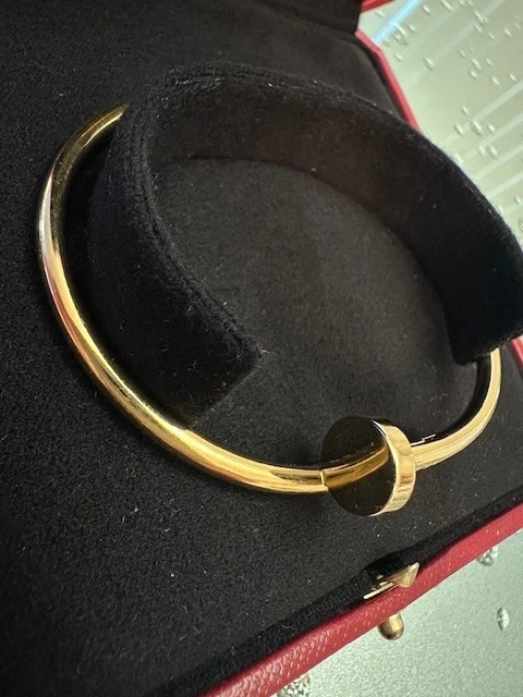 Bracelet Cartier Juste un Clou, modèle classique en or 18 carats, taille 20 ; avec certificat