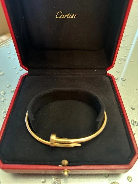 Bracelet Cartier Juste un Clou, modèle classique en or 18 carats, taille 20 ; avec certificat