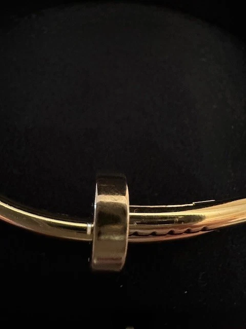 Bracelet Cartier Juste un Clou, modèle classique en or 18 carats, taille 20 ; avec certificat
