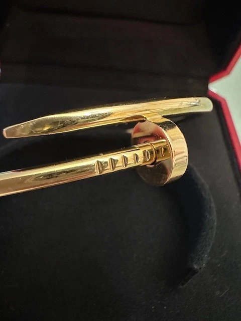 Bracelet Cartier Juste un Clou, modèle classique en or 18 carats, taille 20 ; avec certificat