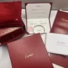 Bracelet Cartier LOVE en or blanc 18 carats, taille 17, coffret complet et certificat