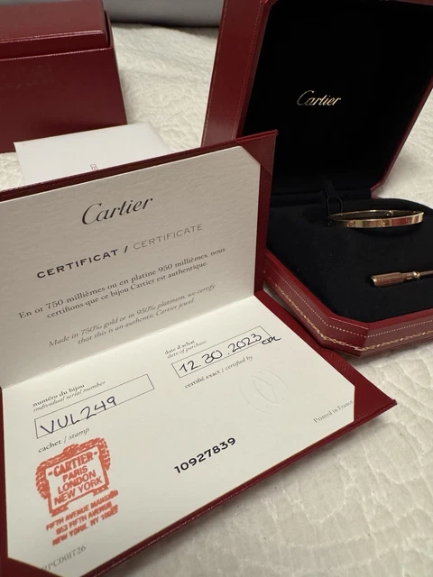 Cartier-LOVE-Bracelet-small-Rose-Gold-Size-16-1-Copie.webp Bracelet Cartier LOVE (petit) Or rose Taille 16