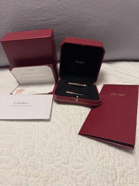 Bracelet Cartier LOVE (petit) Or rose Taille 16