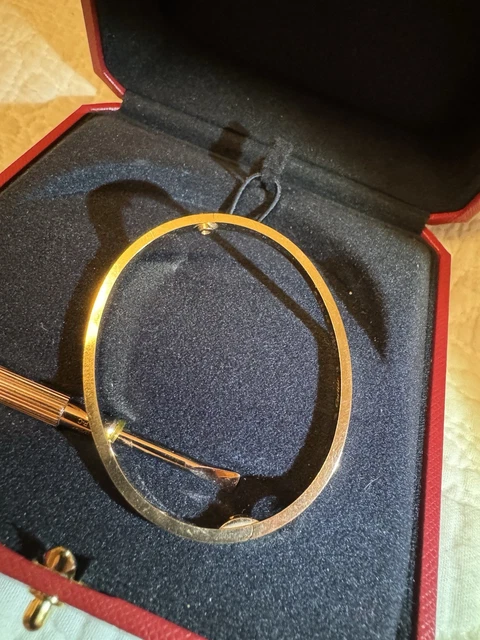 Bracelet Cartier LOVE (petit) Or rose Taille 16