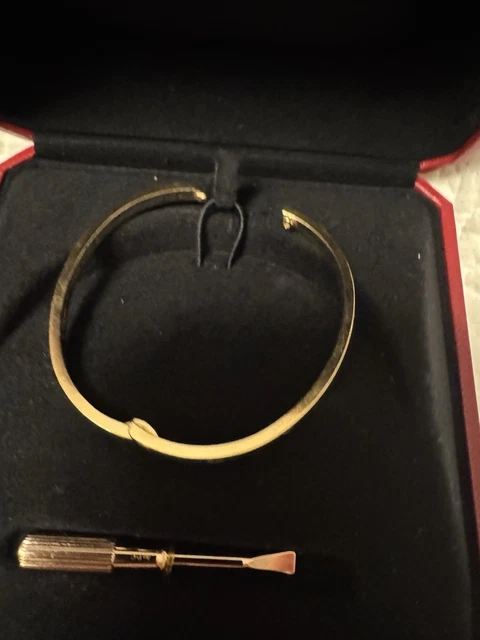 Bracelet Cartier LOVE (petit) Or rose Taille 16