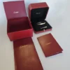 Bracelet Cartier Love en or jaune 18 carats, taille 18, fermoir à vis, neuf, avec boîte et papier
