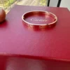 Bracelet Cartier Love en or rose 18 carats, nouvelle version, taille 16, avec boîte et papiers - B4000