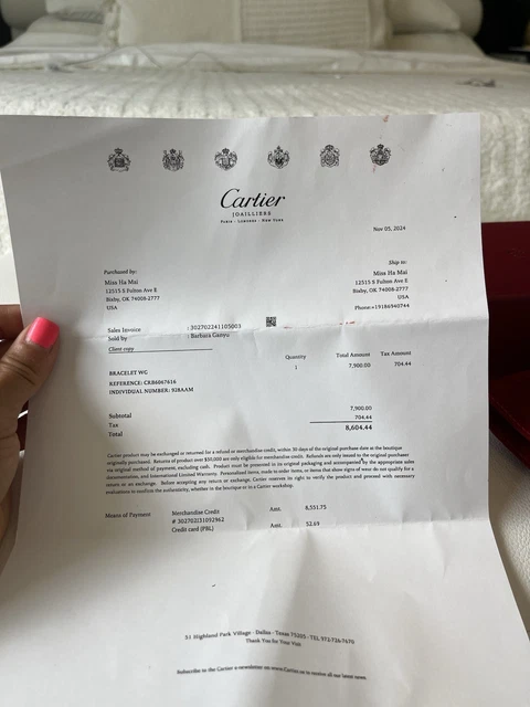 Bracelet Love Cartier - Or blanc 18 carats - Taille 16 - Coffret et tournevis